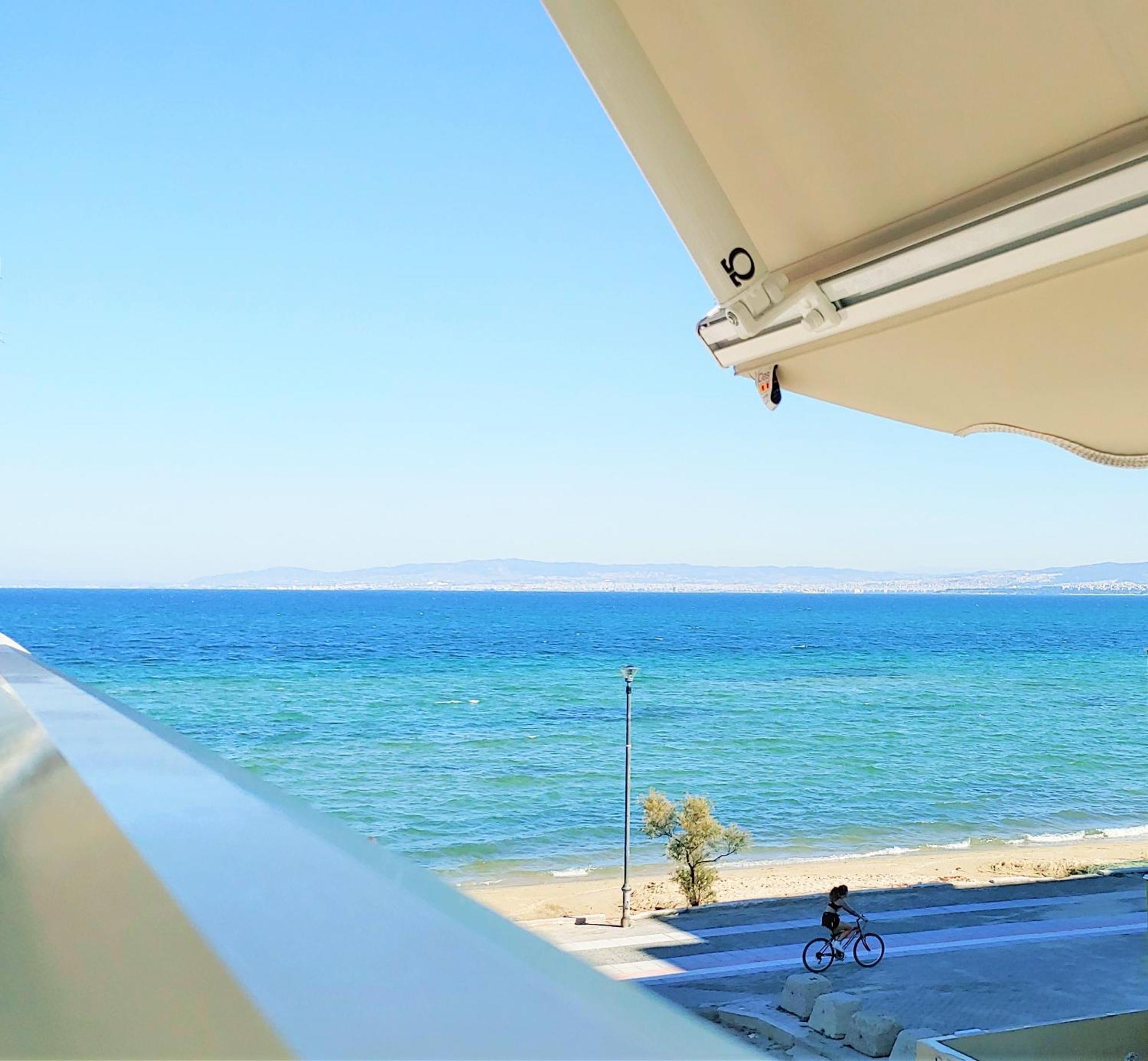 Niko'S Apartment - Beautiful Sea View Apartment ! Peraía Exteriör bild